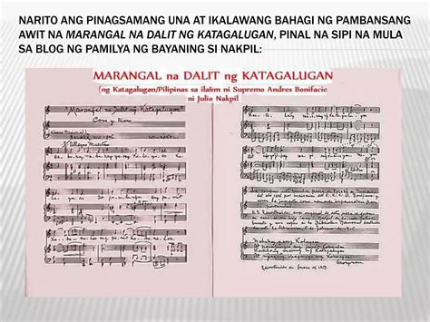 balara hymn|Marangal na Dalit ng Katagalugan .
